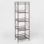 Threshold Square Tube 5 Tier Decorative Shelving Unit (Bronze)
