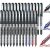 Shuttle Art 25 Pack (21 black 2 blue 2 crimson) Roller Ball Pens Set $6.99 + Free transport w/ Prime or $25+