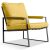Modern Velvet Accent Chair, Comfy Upholstered Arm Side Chair $139.95