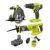 RYOBI ONE+ 18V 3-Software Kit +1.5Ah Battery & Charger