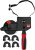 Bessey Tools VAS-23 2K Variable Angle Strap Clamp with 4 Clips,Black with pink deal with – – Amazon.com