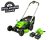 Greenworks Pro 60V 25″ Cordless Self-Propelled Mower w/ 2x 4Ah Batteries