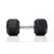 40 lbs Tru Grit Fitness Hex Rubber Dumbbell