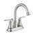Glacier Bay 4″ Centerset 2-Handle Bathroom Faucet: Brushed Nickel