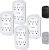 4-Pack Philips 6-Outlet Extender Surge Protector Wall Tap w/ Protection Indicator LED Light & 900 Joules (White or Grey) $20 + FS w/ Amazon Prime or FS on $25+