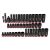 43-Piece Milwaukee Shockwave 3/8″ Drive SAE/Metric 6 Point Impact Socket Set