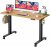 FAMISKY Dual Motor Adjustable Top Electrical Standing Desk 55 inch Bamboo prime $171.35