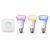 Philips Hue White & Color Ambiance 3-Bulb Starter Kit (Refurbished)