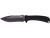 SOG Bushcraft Fixed Blade 4.7″ Drop Point Knife w/ Kraton Handle (Black)