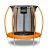 Moxie Trampolines 6′ Pumpkin-Formed Outside Trampoline Set with Premium High-Ring Body Security Enclosure – Orange – $89