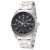 Men’s Watches: Seiko 41.5mm Stainless Steel Chronograph (Black Dial)
