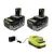 2-Pack Ryobi One+ 18V HP Lithium-Ion 4.0 Ah Battery w/ 18V Charger