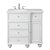 36″ Home Decorators Collection Hampton Harbor Bath Vanity w/ Marble Top (White)