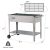 Ainfox Garden Raised Planter Box With Wheels and 12 Grids For $60.99 + Free Shipping