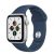 Apple Watch SE 44mm GPS Smartwatch w/ Aluminium Case (Silver Case, Blue Band)