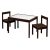 3-Laptop Your Zone Kids’ Dry Erase Activity Table & Chairs Set (Espresso) $30 + FS w/ Walmart+ or FS on $35+