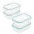 4-Pack 21-Oz LocknLock Purely Better Glass Rectangular Food Storage Containers w/ Lids $17.15 + Free Shipping w/ Walmart+ or $35+