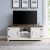 Woven Paths Farmhouse Barn Door TV Stand for TVs up to 65″ (3 Colors)