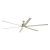 Royalty 120 in. LED Indoor/Outdoor Brushed Nickel Ceiling Fan with Gentle and Distant Management $239