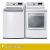 Costco Members: LG 5.0 cu.ft. Washer & 7.3 cu.ft. Electric Dryer (White)