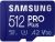 512GB SAMSUNG PRO Plus U3 A2 V30 microSD XC Memory Card $55