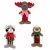 Holiday Time Dog Toys: Giant Plush Red Deer or 3-Pc Christmas Stick Set