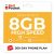 360-Day Red Pocket Prepaid Plan: Unlimited Talk & Textual content + 8GB LTE / Month