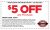 Boston Market $5 off (any purchase) TODAY (5/5) ONLY