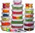 50-Piece Seseno Airtight Food Storage Container Set