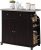 Hodedah Kitchen Island w/ Spice & Towel Rack (chocolate) $88.32 + Free Shipping