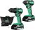 Metabo HPT Cordless 18V Drill and Impact Driver Combo Package | Sub-Compact | Brushless Motor | Lithium-Ion Batteries | Lifetime Software Guarantee | KC18DDX $129