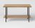 Room Essentials Wood & Metal Coffee Table (Natural)