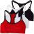 3-Ct Fruit of the Loom Women’s Double Spaghetti Strap Cotton Pullover Sports Bra