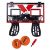 ESPN 2-Player 23″ Foldable Bounce Back Over the Door Basketball Game