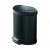Mainstays 14.2 gal/54 Liter Stainless Steel Semi-Round Garbage Can (Black)