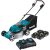Makita 18 in. 18-Volt X2 (36-Volt) LXT Lithium-Ion Cordless Stroll Behind Push Lawn Mower Equipment with 4 Batteries (4.0 Ah) XML03CM1 – $399.99
