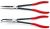 KNIPEX Tools – 2 Piece Extra Long Needle Nose Pliers Set With Keeper Pouch (28 71 280, 28 81 280 and 9K 00 90 12 US) – $51.99