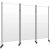 VEVOR Office Partition 102″ W x 14″ D x 71″ H Room Divider Wall 3-Panel Office Divider Folding Portable Office Walls Divider with Non-See-Through Fabric Room Partition $37.49