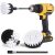 4-Piece Hiware Drill Brush Detailing Kit (White)