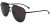 Hugo Boss Men’s 100% UV Matte Modern Aviator Sunglasses (black)