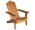 White River Home Foldable Adirondack Chair (White or Natural Stain) $60 & Extra + Free Shipping