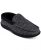 Hanes Men’s Marled Venetian Moccasin Slippers (Black)