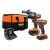 HACK- RIDGID 18V Brushless Cordless 2-Instrument Combo Package with Hammer Drill, Affect Driver, (2) Batteries, Charger, and Bag R9208 – $127.28