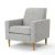 Sawyer Mid Century Modern Club Chair (Light Grey Tweed) $109.80 + Free Shipping