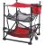 Ozark Trail 3 Shelf Camping Table w/ Removable Cup Holder & Carry Bag (Red)