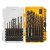 21-Piece DeWALT Black Oxide Coated HSS Twist Drill Bit Set