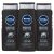 3-Pack 16.9-Oz Nivea Men Body Wash (Rock Salts)