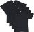 4-Pack Hanes Men’s Essentials Short Sleeve T-shirt Value Pack (Black or Dark Red)