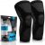 2-Pack PowerLix Knee Compression Sleeves (Black)