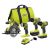 RYOBI ONE+ 18V Cordless 4-Device Combo Equipment with 1.5 Ah Battery, 4.0 Ah Battery – YMMV $84.84 – WITH HACK, B&M ONLY